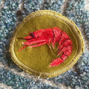 Handmade shrimp patch 🦐